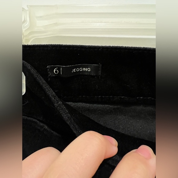 Talbots Black Flawless Five Pocket Skinny Jeggings Size 6 - Picture 6 of 12